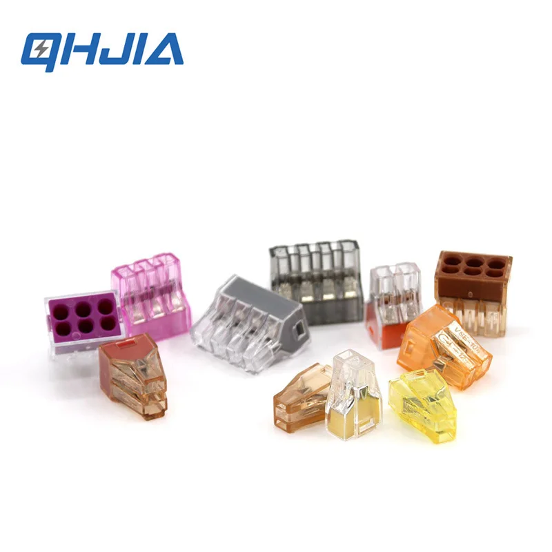 30/50/100PC Wire Terminal Block 773 Universal Compact Electrical Connector Conductor Led Light Cable Wiring 102/103/104/106/108