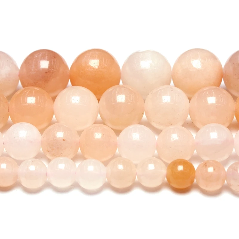 Natural Pink Aventurine Round Loose Beads Strand 6/8/10/12MM For Jewelry DIY Making Necklace Bracelet