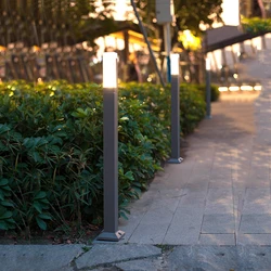5W LED Garden Lawn Lamp Simple Modern Aluminum Outdoor Waterproof Aisle Courtyard Villa Landscape Pillar lawn Lamp AC85-265V