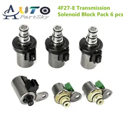 6 PCS High Quality Remanufactured for Ford Focus 4F27E 4F27-E Transmission Shift Solenoid Set 48420K-R FNR5 FN4A-EL 48420K-R