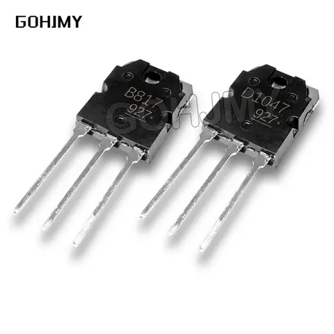 6PCS 2SD1047 D1047 2SB817 B817 audio amplifier the tube authentic 3pair (3pcs 2SD1047 +3pcs 2SB817) each 3pcs