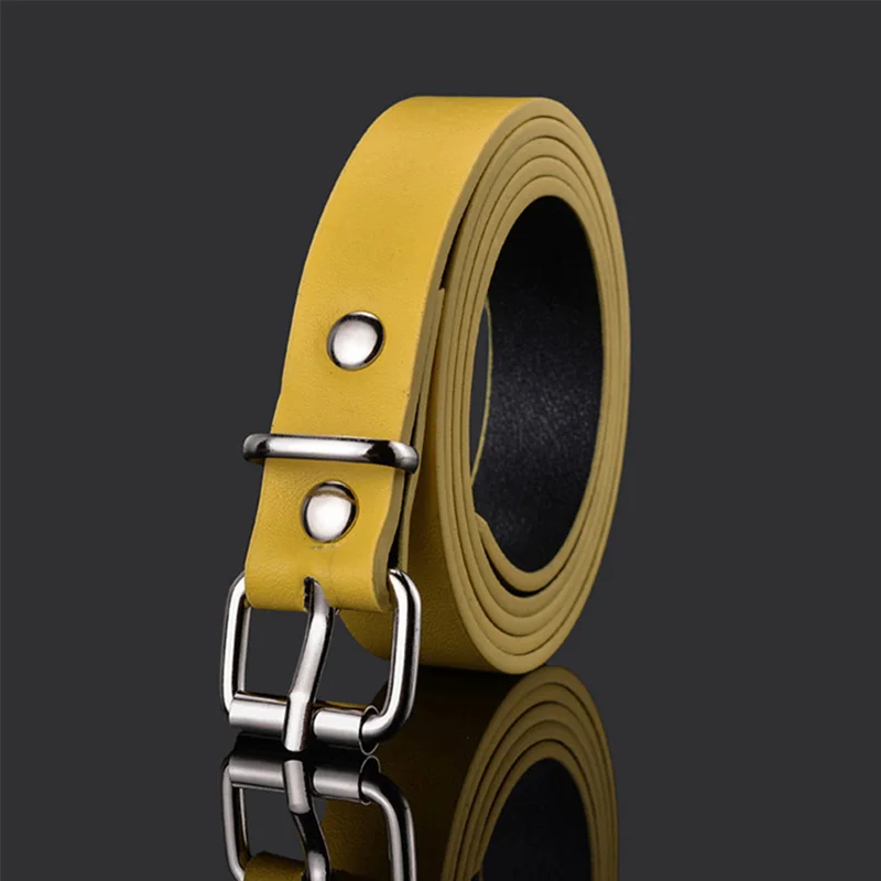 Children's Belt Boys Girls Big and Middle School Students Belt School Uniform Belts Luxury Fashion Multicolor All-Match Belts