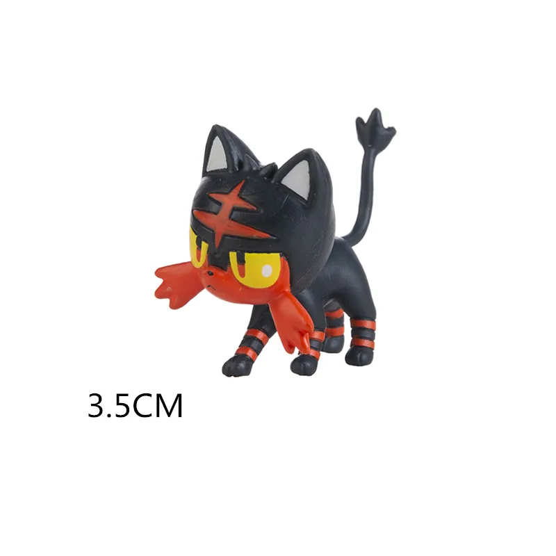 Neue 3-8CM Pokemon Hot Cartoons Film Anime Figur Pikachu Vulpix Eevee Venusaur Sammlung Pet Action Modell Spielzeug geschenke – Detail 23