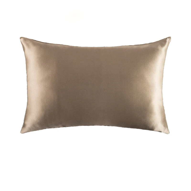 19 Momme Sublim Blank Decorative Reversible Satin Pillow Cover Mulbery Silk Pillowcase With Zipper