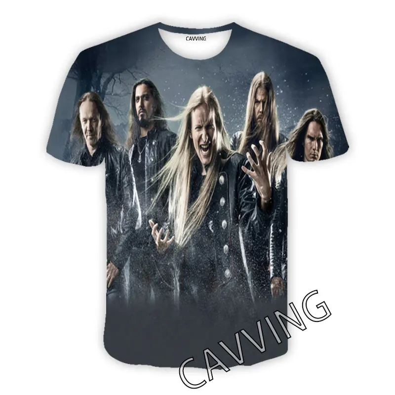 CAVVING 3D Printed  Wintersun Band  Casual T-shirts  Hip Hop Tee Shirts Harajuku Styles Tops Clothing for Men/women