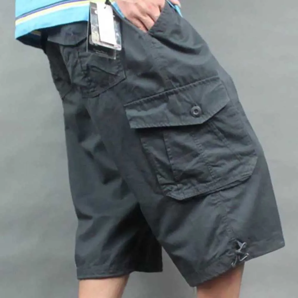 Plus Size 8XL Cargo Shorts for Men Summer Casual Cotton Loose Baggy Board Shorts Hip Hop Shorts Man Clothing