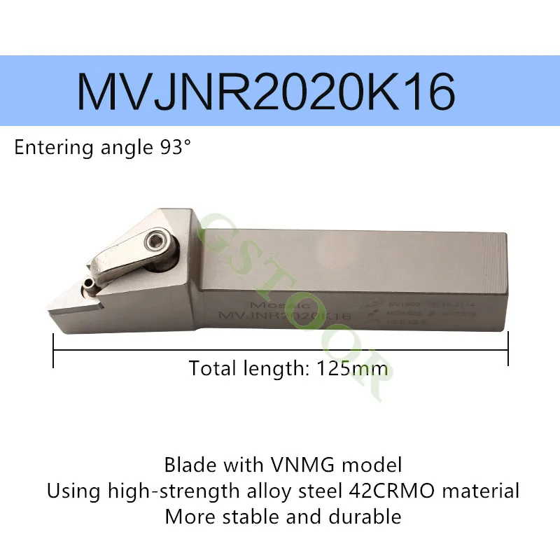 1PC MTJNR/L MWLNR/L MSSNR MTENN MCLNR/L MCKNR/L MVJNR/L 2020K08 2020K16 2020K12 External Turning Toolholder CNC Lathe Cutter