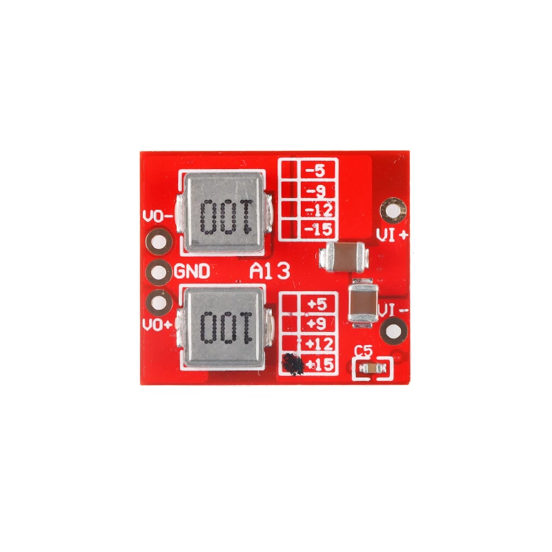 DC-DC Step-Down Buck Converter Voltage Regulator Board Dual DC ± 5V 9V 12V 15V to 7.5-28V 1A Power Supply Module