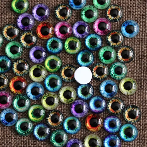 Стеклянные кабошоны глаз дракона Onebeading, 50 штук — изображение товара