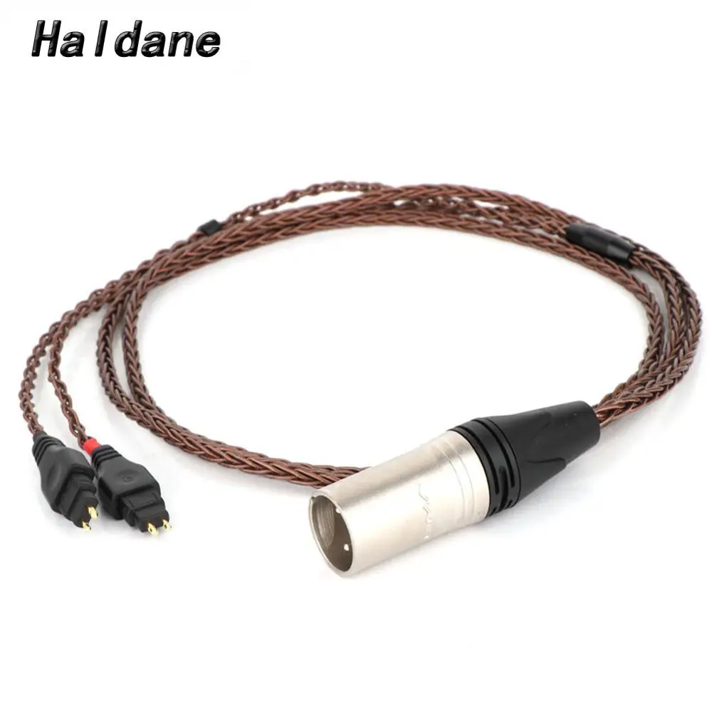 

Haldane HIFI 4pin XLR Balanced Male Pure Copper Headphone Replacement Audio Cable for HD600 HD650 HD525 HD545 HD565 HD580