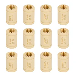 12Pcs/Lot LM10UU Solid Polymer Bearing 10MM Linear Bearings(10X19X29MM) For Machine sliding, 3D Printer Replace Parts