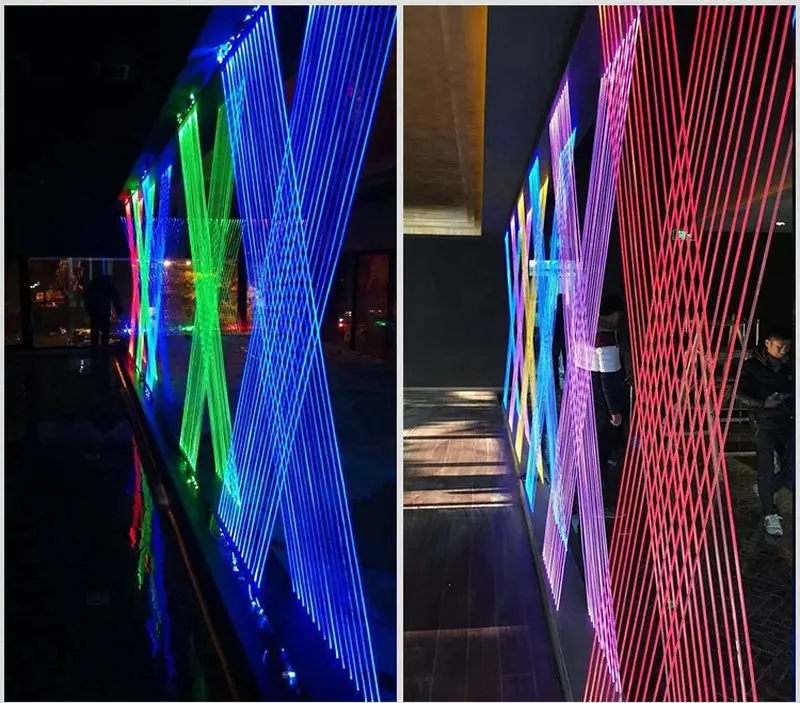 Imagem -06 - Pmma Lado Brilho Cabo de Fibra Óptica mm Diâmetro. Carro Casa Faça Você Mesmo Iluminação Led Pendurado Lâmpada Cortina Carro Casa Piscina Decoração-rgb 20m