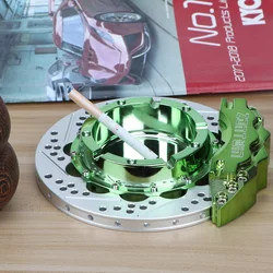 Forging Aluminum alloy ashtray for home decoration, home office supplies, cigar ashtray, Car wheel brake caliper series