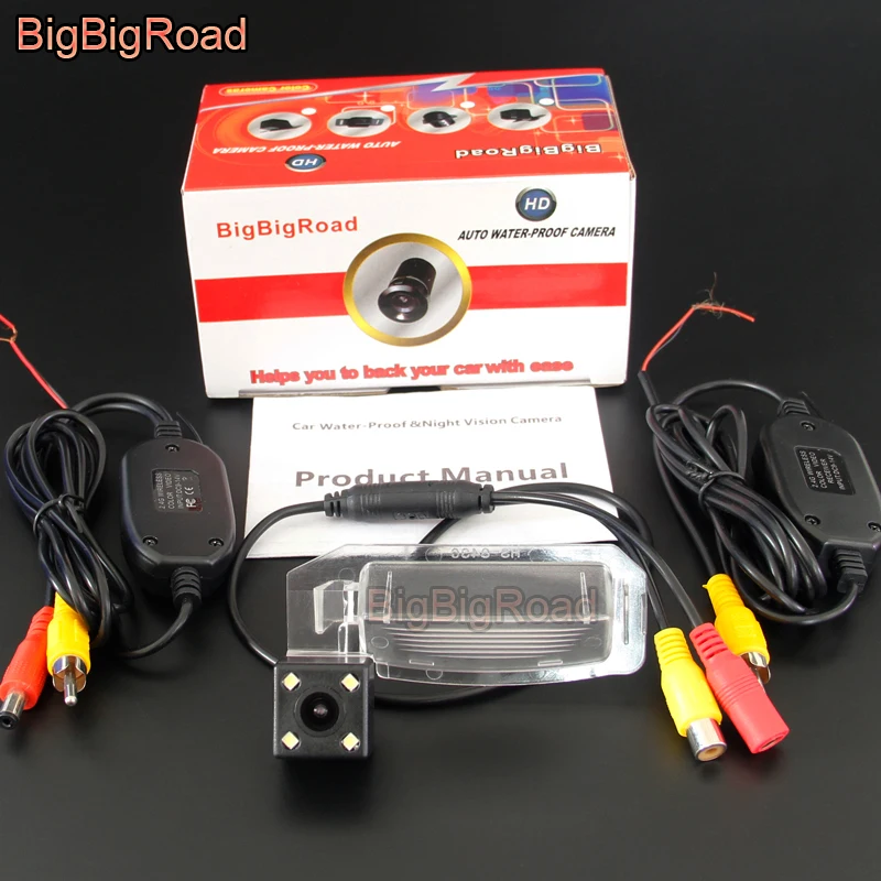 BigBigRoad Car Rear View Backup Parking Camera For Mitsubishi Outlander Lancer Sportback Eclipse Cross i-MiEV For Peugeot ION