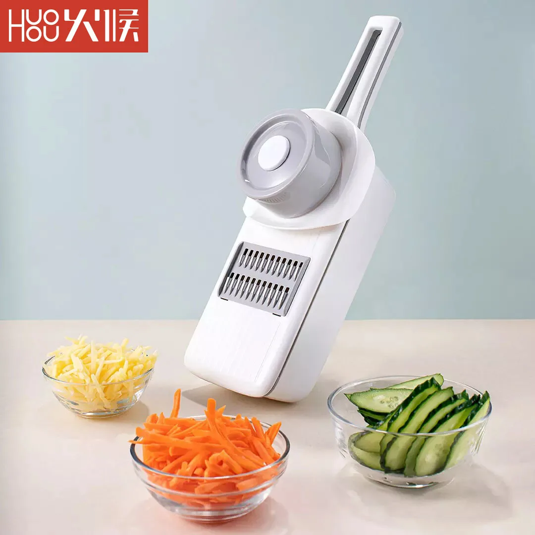 

Huohou Slicer Manual Vegetable Cutter Professional Grater With Adjustable 304 Stainless Steel Blades Vegetable Kitchen Tool