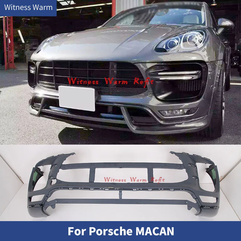 High quality FRP Fiber glass Material Car Body Kit Front Bumper For Porsche MACAN Car Styling 2014 2015 2016