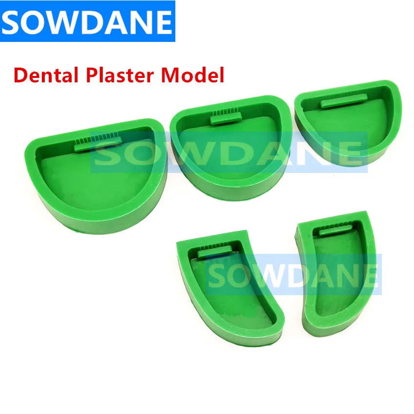 5Pcs/set Dental Lab Tool Silicone Rubber Base Former Mould Plaster Gypsum Carving Model Former Base Mold