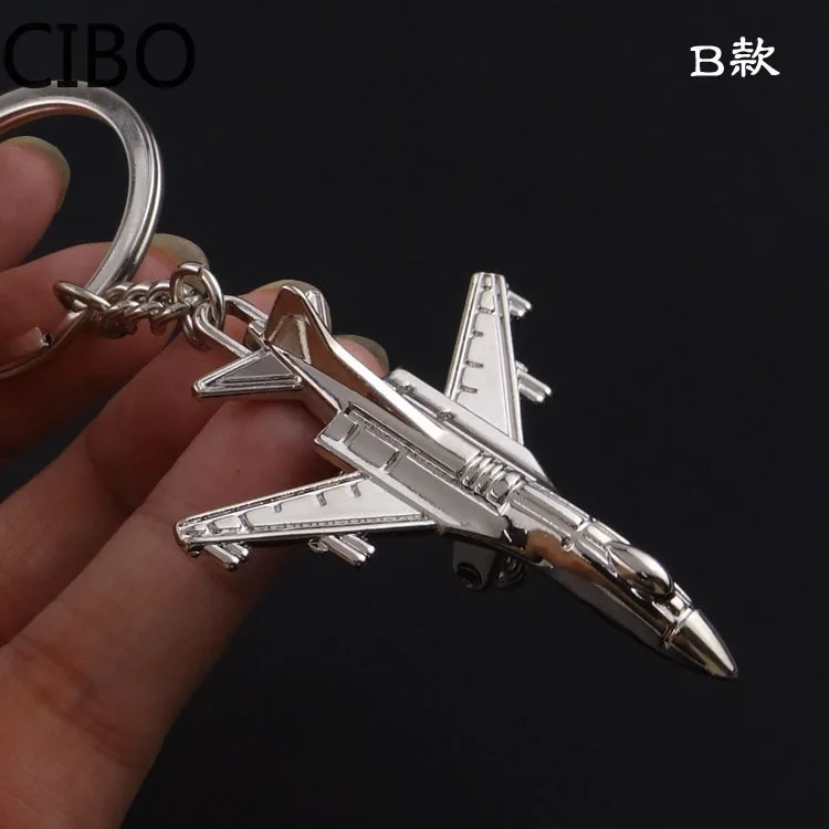 2019 New Keychain Metal Naval Fighter and Aircraft model Aviation Gifts Key ring Model Key chain Air Plane Aircrafe Keyring