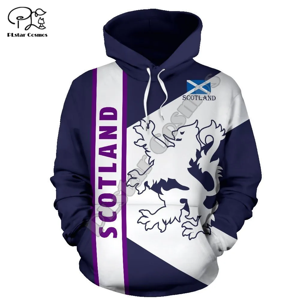 

PLstar Cosmos Scotland Flag National Emblem 3D Printed Hoodies Sweatshirts Zip Hoded For Men/Women Casual Streetwear Apparel S34