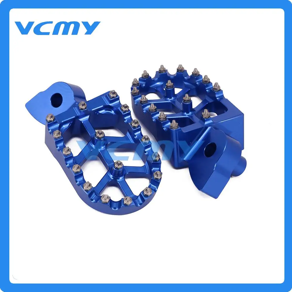 For Yamaha YZ WR125 250 250F 426F 450F 125X 250X 400F 450F 2000 2001 Motorcycle Billet Foot Pegs Pedals Rest Footpegs