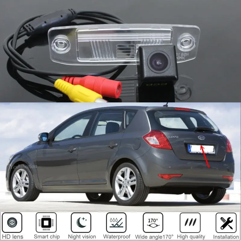 

Car Rear View Reverse Backup Camera For KIA Ceed (ED) 2006 2007 2008 2009 2010 2011 2012 For Parking HD Night Vision