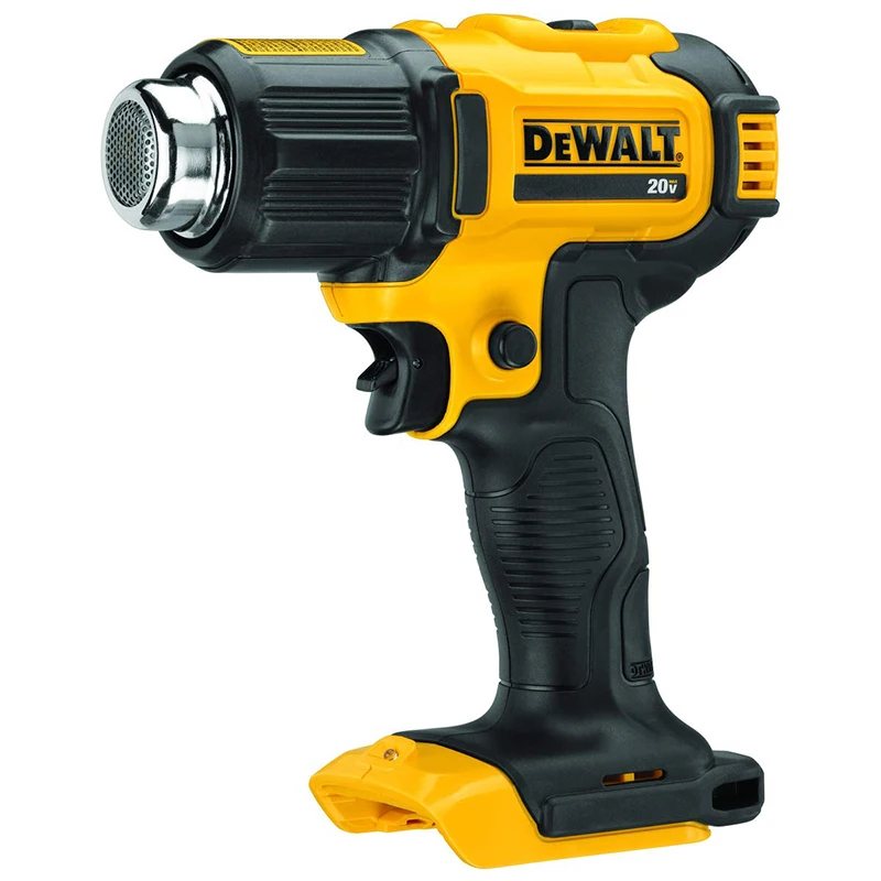 Imagem -02 - Dewalt-pistola Térmica sem Fio Dce530n 20v xr 532 °c Pistola de ar Quente Ajuste de Temperatura Grelhador de Automóveis Ferramentas Eléctricas