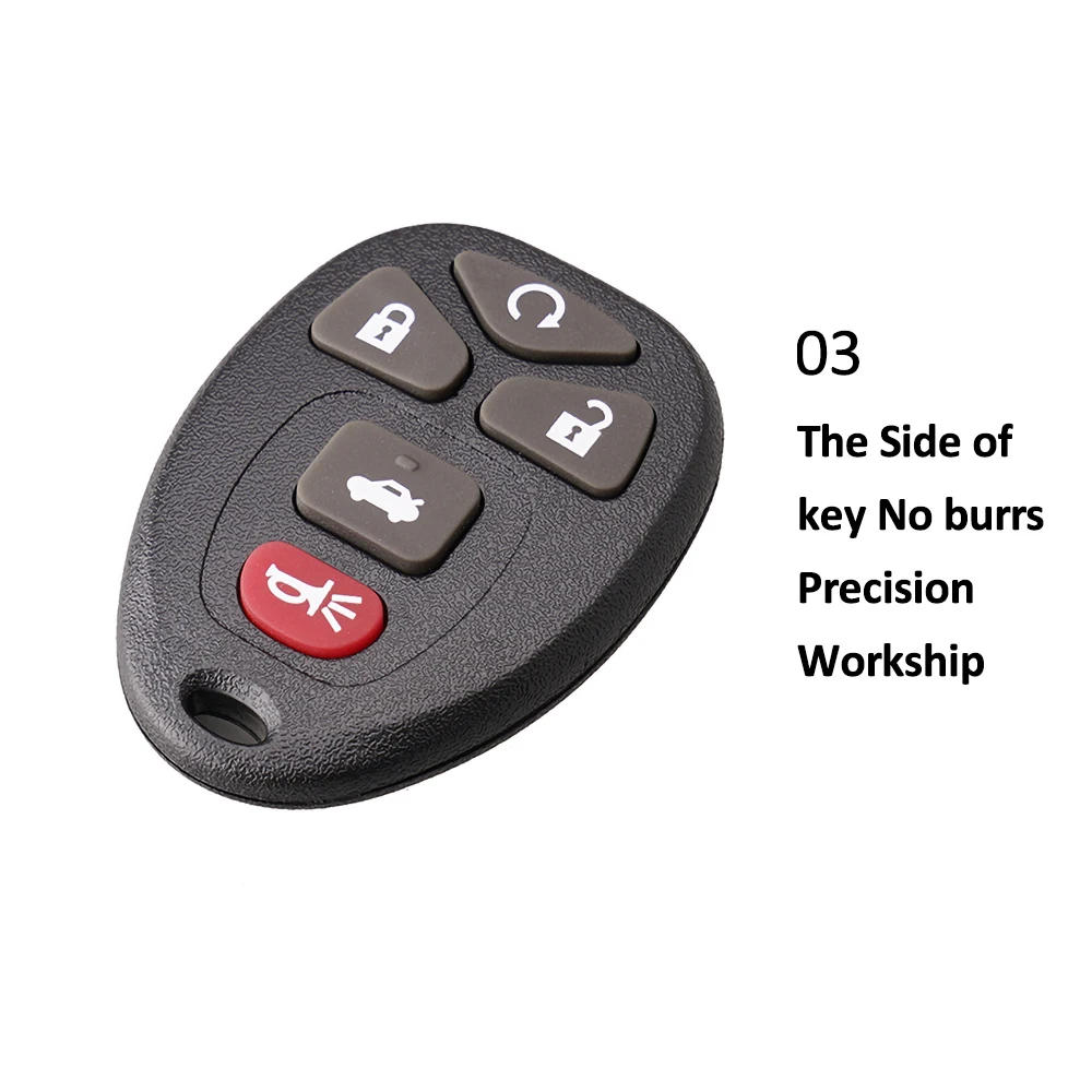 5 pulsanti Keyless Entry Remote per Chevy Cobalt Malibu Buick Allure Lacrosse Pontiac G5 G6 Grand Prix Solstice/Saturn Aura Sky