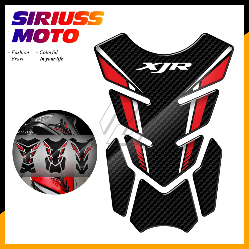 

3D Carbon-look Motorcycle Tank Pad Protector Case for Yamaha XJR400 XJR1300 XJR1200 XJR 400 1200 1300