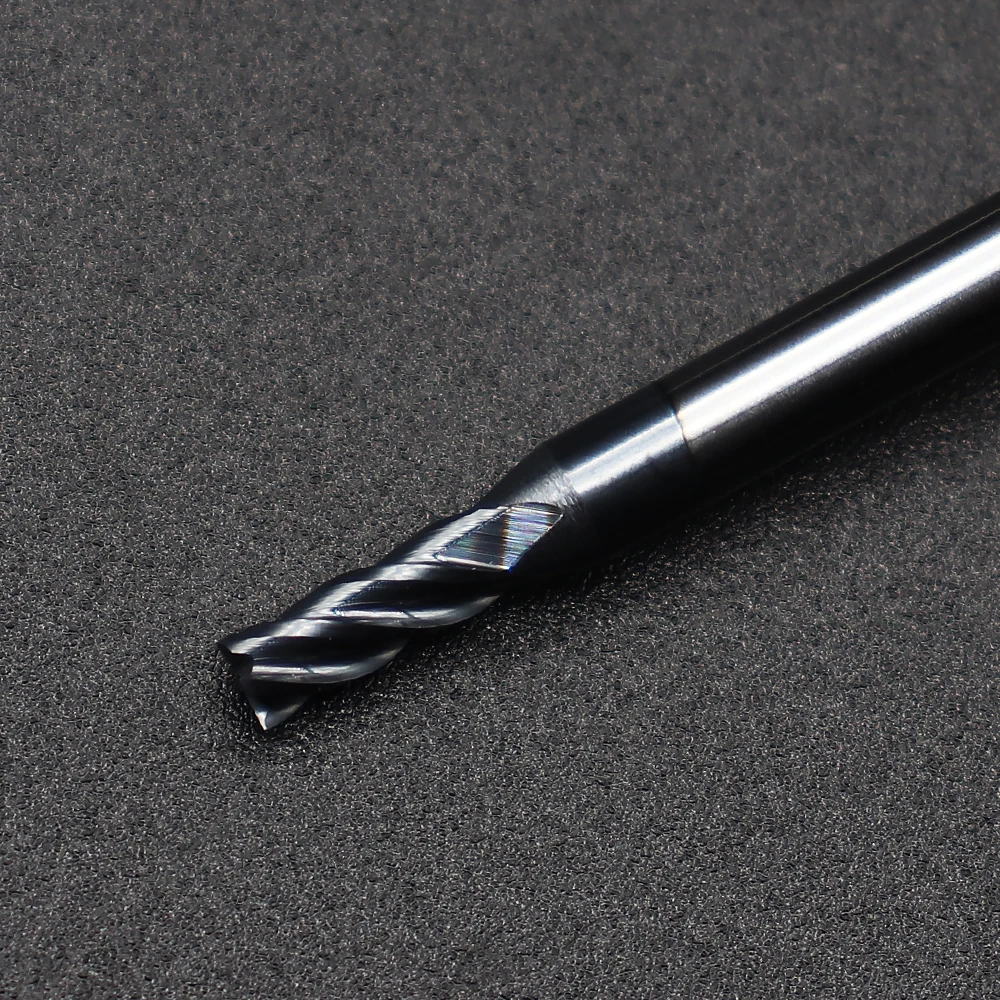 HRC50 3Mm 4ขลุ่ยเครื่องทังสเตนเหล็ก Endmills คาร์ไบด์เครื่องกัด Cnc EndMill เครื่องตัดเครื่องมือ