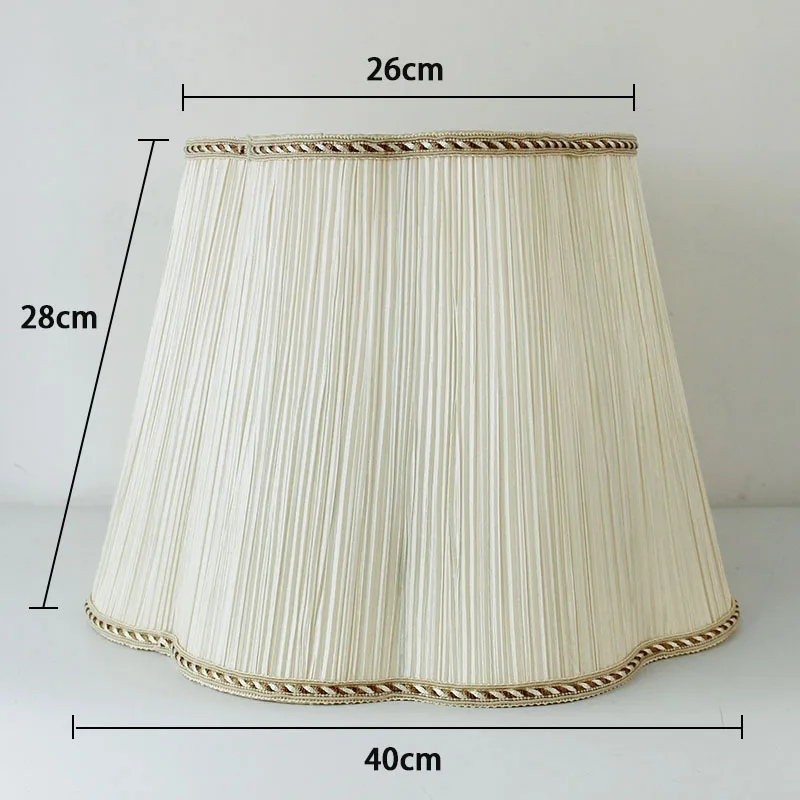 E27 Big Size Table Lampshades Art Deco Lamp Shades For Lamps Fabric Lampshade Modern Style Lamp Cover For Floor Light