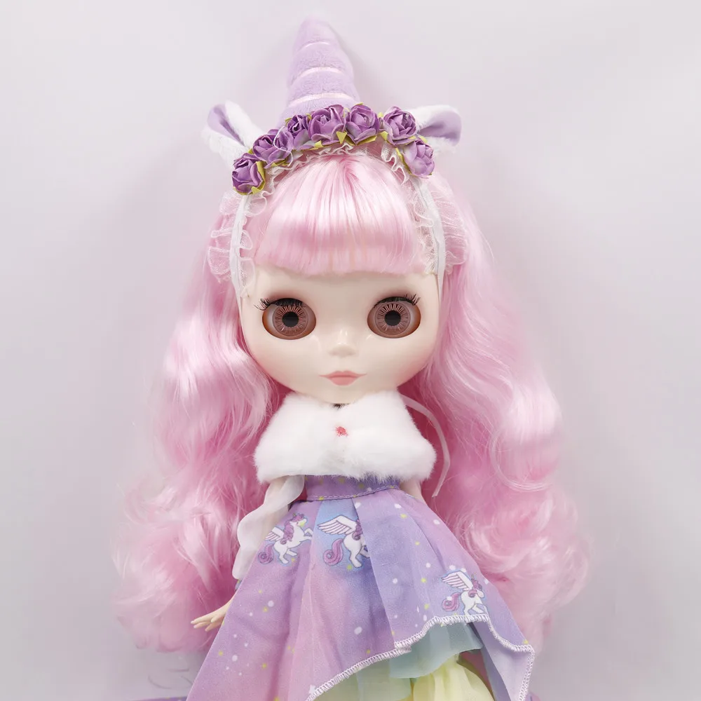 ICY DBS Blyth doll Unicorn Maiden Combination Including the doll and clothes and hand set AB princess dressing 1/6 bjd