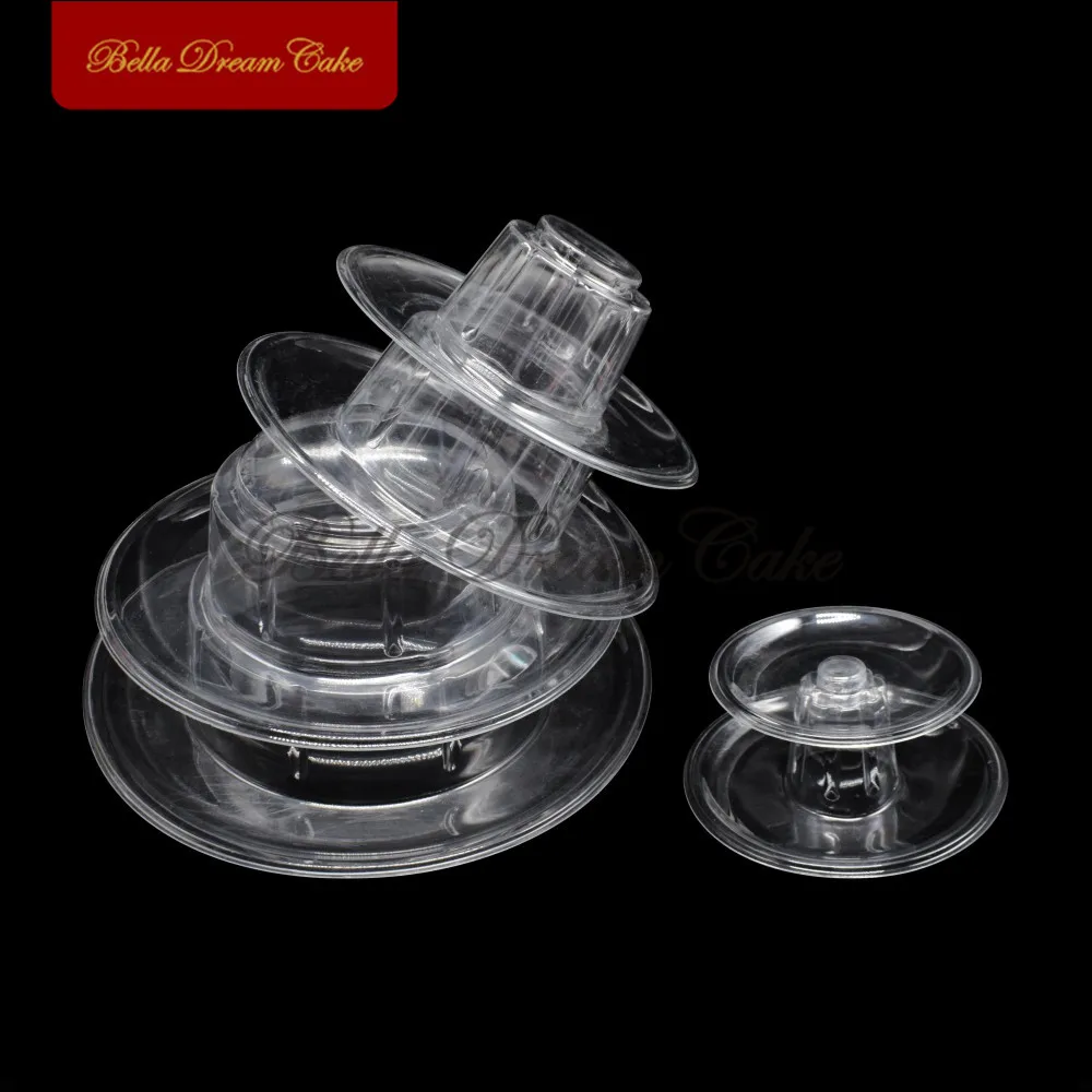 4/6 Tiers Macaron Display Stand Dessert Tower RackTray PET Cake Stands Wedding Birthday Supplies Cake Decorating Tools Bakeware