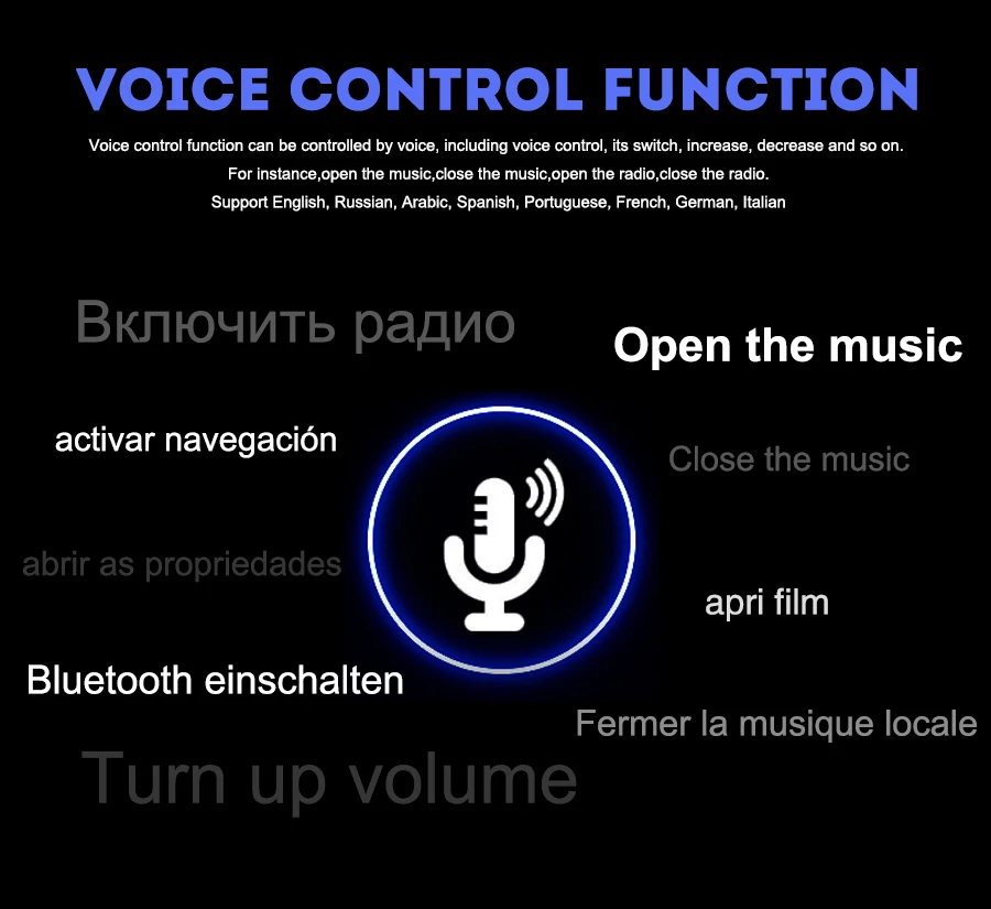 WITSON  AI voice control video in english