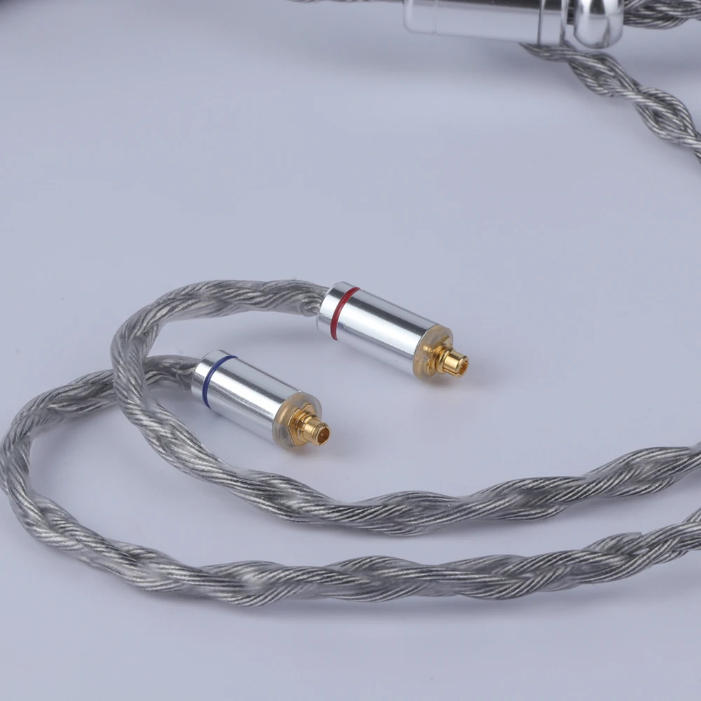 Linsoul Nymph 8 Stränge 5N OCC Silber-Überzogene Litz Verbesserte Kabel mit Nano Technologie Graphene Beschichtung Ersatz kabel
