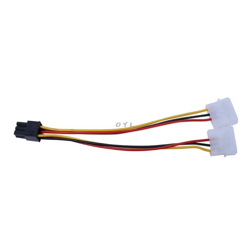 10 PCS Molex 4 Pin zu PCI-E PCI Expess 6 Pin Power Converter Adapter Kabel Stecker Netzteil
