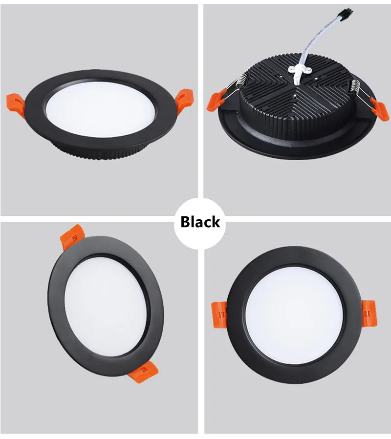 LED Recessed Ultra-thin LED Downlight 30w 36w 110V-240V Dimmable Ceiling Lamp 12W 18W 24W For store supermarket lighting