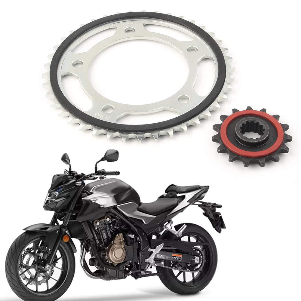 1Set Motorcycle Front 15T + Rear Motor Engine Chain Drive Sprocket 41T For HONDA CB500F 2013 2014 2015 2016 2017