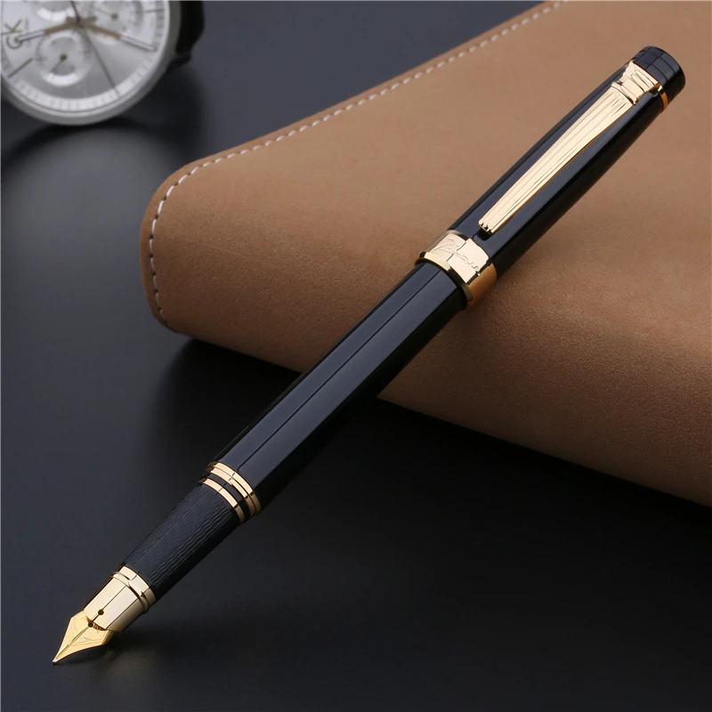 Picasso 5505 Pimio Fountain Pen Gold Clip Silver Student Teacher Business Roman Style Gift Box Packaging for Choose