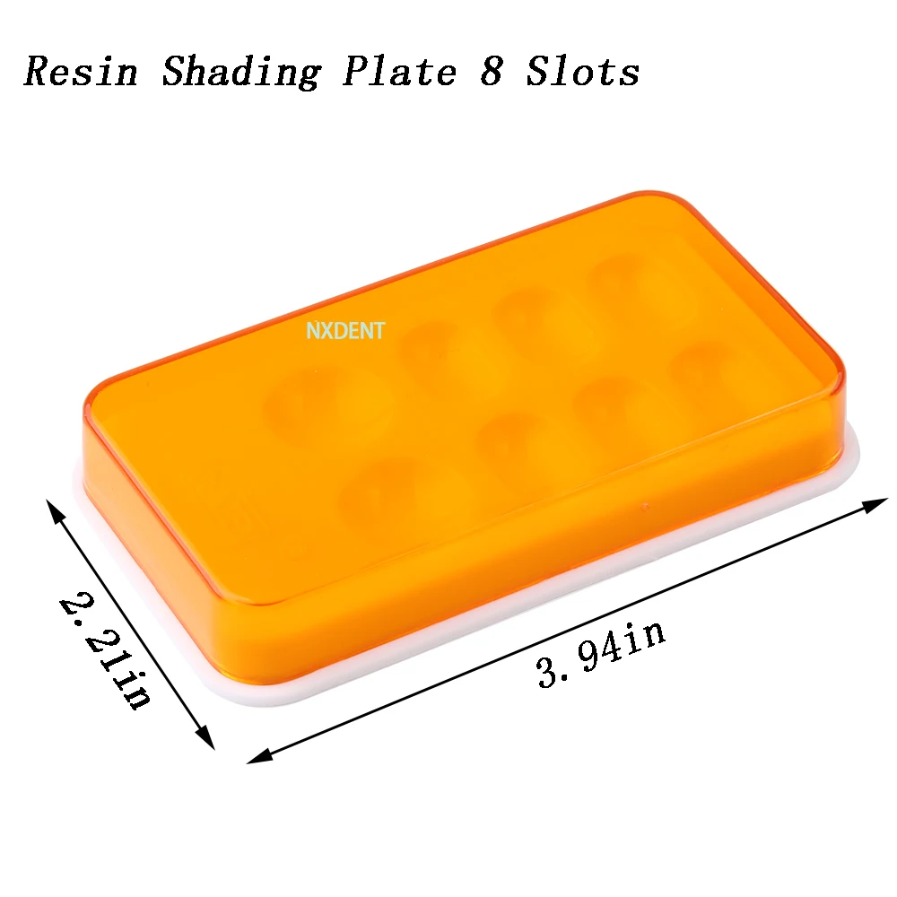 1pc Dental Shading Light Storage Box Color Toning Synthctic Acrylic Resin Box