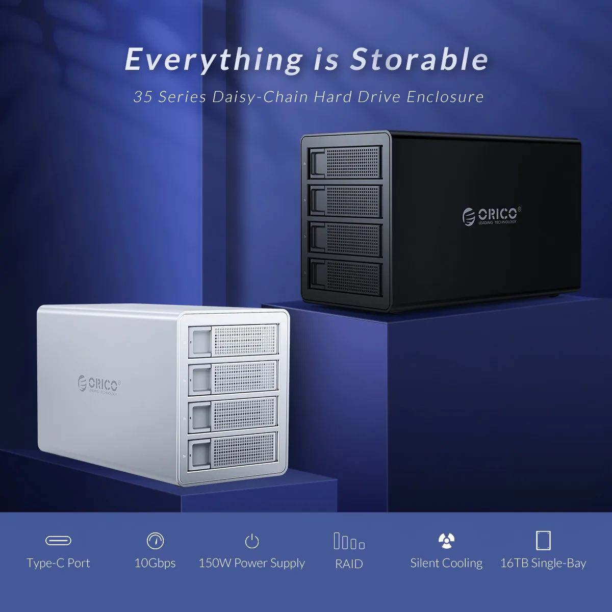 ORICO nas PC case hard disk docking station External hard drive Type-C external storage NAS expansion cabinet storage cabinet