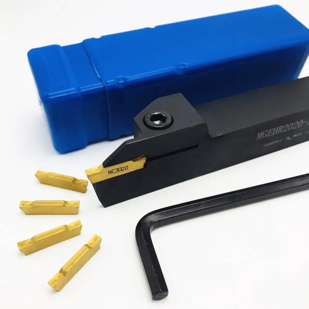MGEHR2020-3 portautensili per scanalature + 10 pezzi MGMN300 M utensile per tornio in metallo di alta qualità lama per tornio CNC utensile per tornitura universale