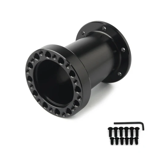 Imagen 2 del producto Espaciador universal del cubo del volante 12/51/76/101 mm Kit Boss del cubo del volante Espaciador adaptador Negro