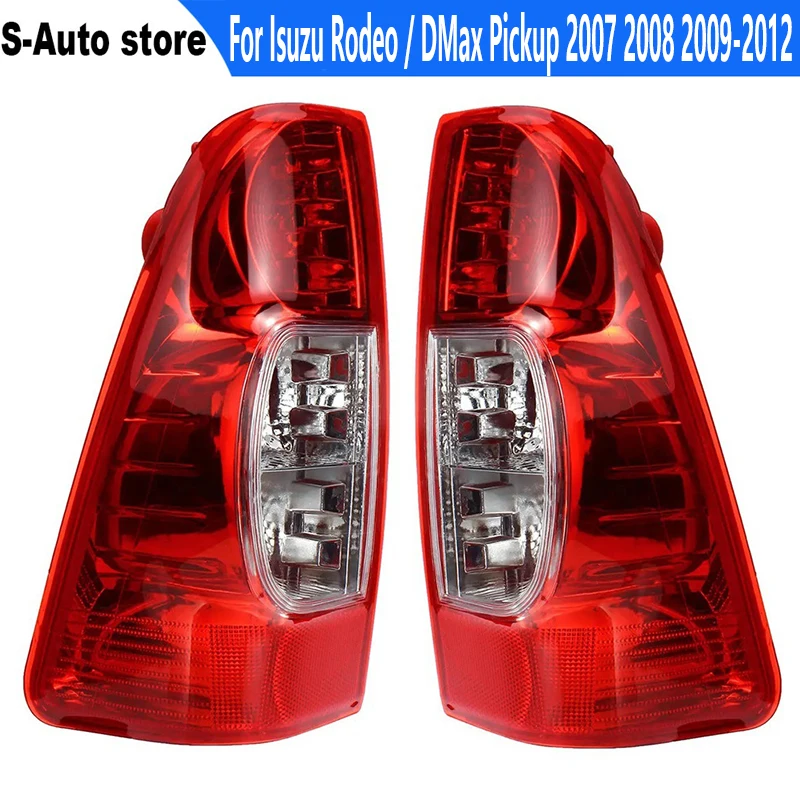 

Car Taillights For Isuzu Rodeo / DMax Pickup 2007 2008 2009-2012 Tail Lights Rear Fog Brake Side Driving Reverse Lamp