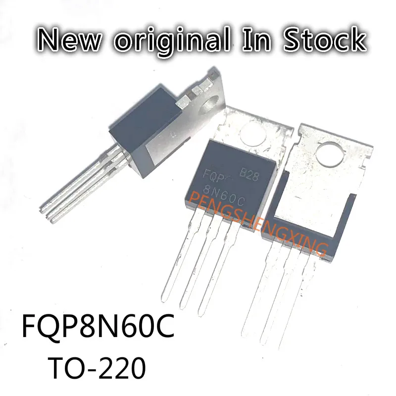 10 шт./лот 8n60c FQP8N60C 8A 600V MOS field effect tube TO-220 New original spot hot sale