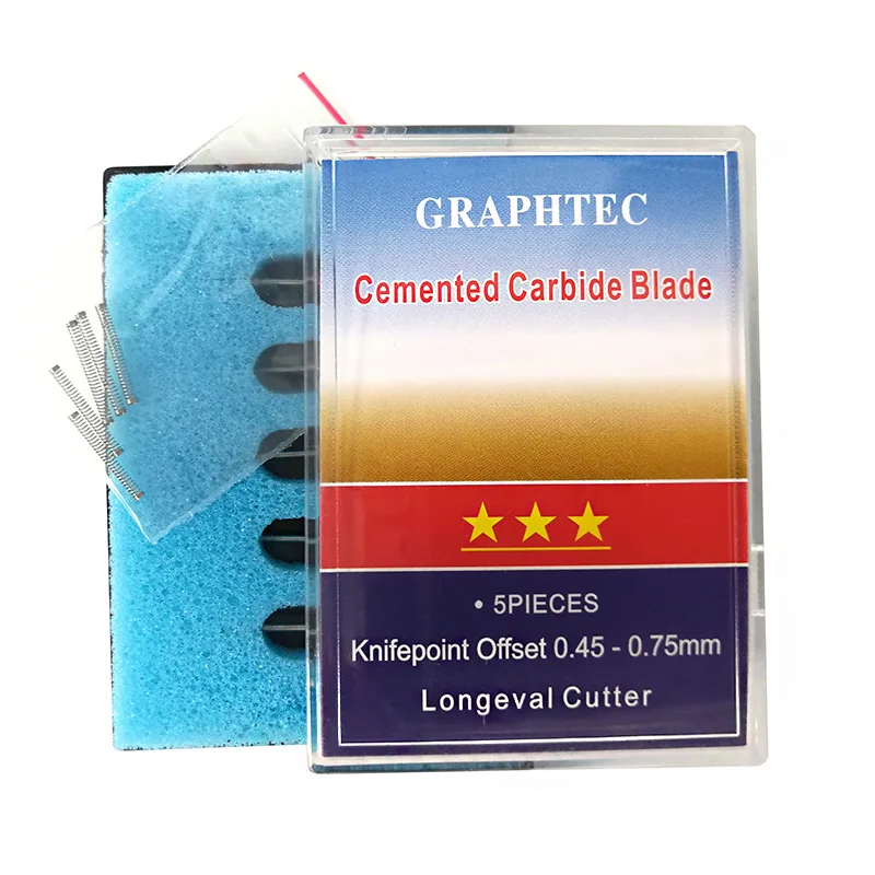 15Pcs Blades Vinyl Cutter Plotter Knife 30 Deg 45 Deg 60 Degree for Graphtec CB09  CB09U Silhouette Cameo