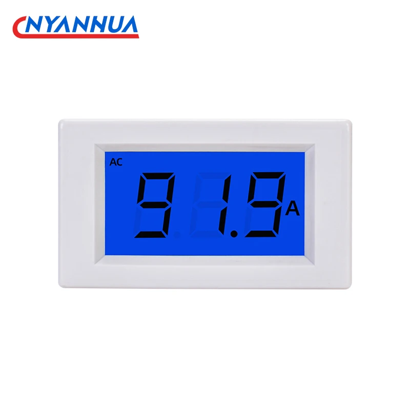 Small LCD AC Digital Electronic Ammeter Digital Display Voltmeter AC100A AC50A Current  Instrument Tool