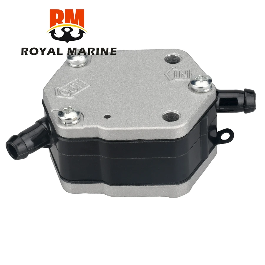 6E5-24410 Fuel Pump For Yamaha Outboard Motor 2-storke 115HP-300HP LZ V4 V6 6E5-24410-10 8mm Fuel Connector 6E5-24410-00