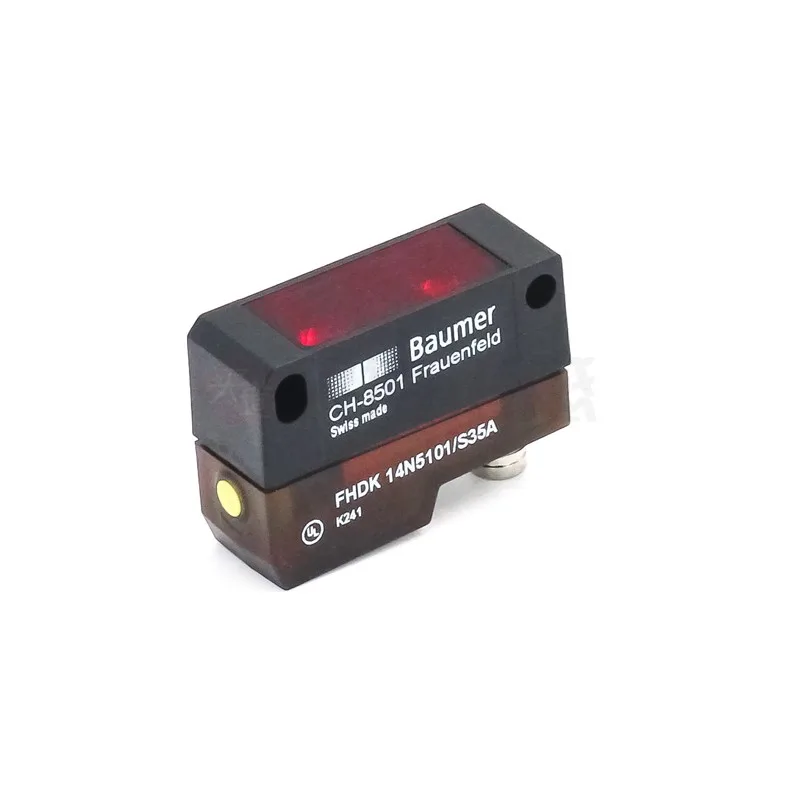 Baumer brandnew original fhdk 14n5101/s35a reflexão difusa sensor de interruptor fotoelétrico