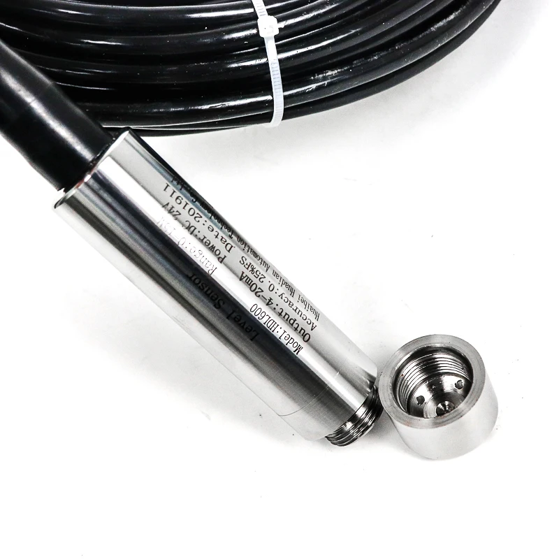Submersible level transmitter 4-20MA 0-10V water oil fuel liquid level transmitter sensor 24V DC