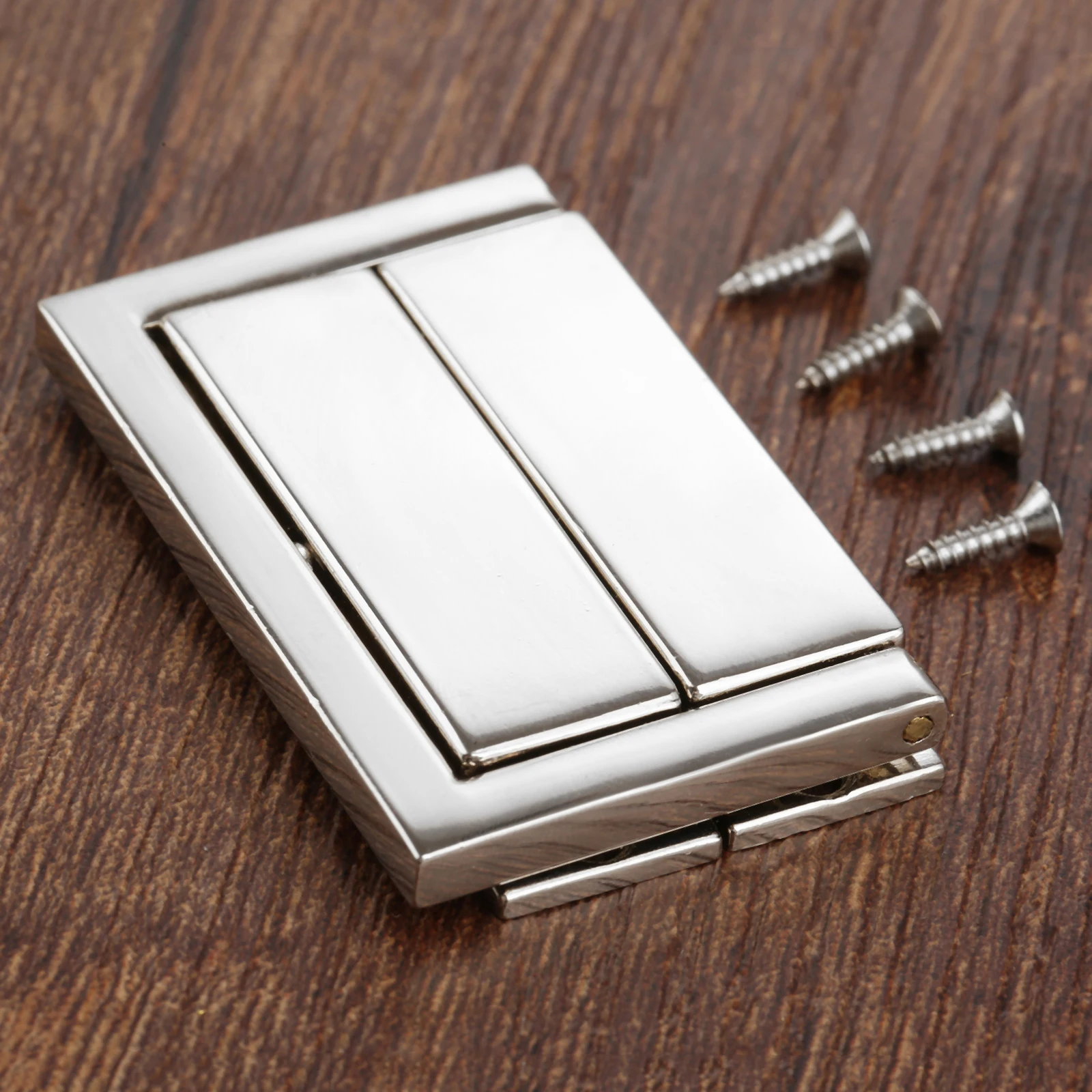 1Pc Suitcase Drawer Hasp Boxes Clasp Toggle Latch 48*30mm Box Hasp Lock Toggle Latches Suitcase Buckle Clip Clasp with Screws